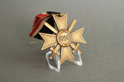 Kriegsverdienstkreuz 2. Klasse w. Swords. Maker marked "87". Original.
