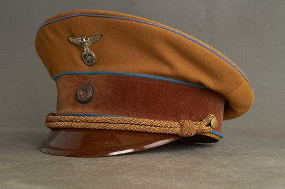 Early NSDAP (1936-1939) "Politische Leiter" Visor Cap. 1. Model Eagle. Rare. Original.
