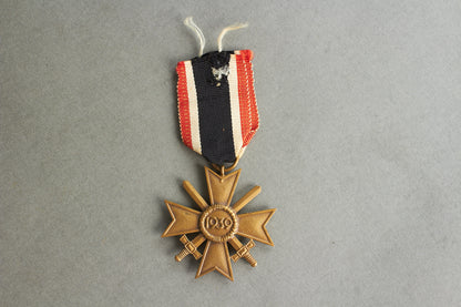 Kriegsverdienstkreuz 2. Klasse w. Swords. Maker marked "87". Original.