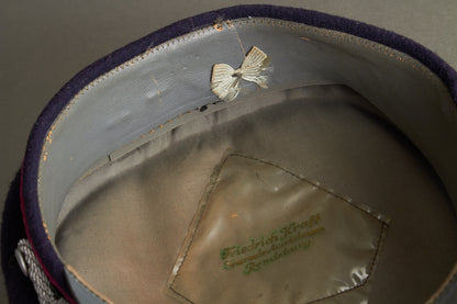 Early Feuerschutzpolizei Officer Visor Cap. Original.