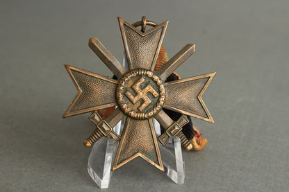 "Kriegsverdienstkreuz 2. Klasse" w. Swords. Austrian Mounted. Original.