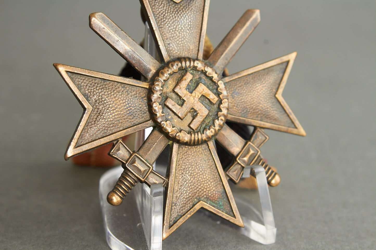 "Kriegsverdienstkreuz 2. Klasse" w. Swords. Austrian Mounted. Original.