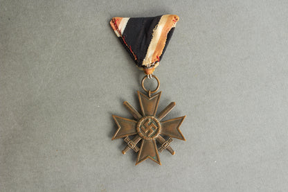 "Kriegsverdienstkreuz 2. Klasse" w. Swords. Austrian Mounted. Original.