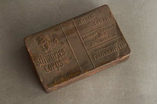 Allgemeine-SS "Das Schwarzes Corps" Tabaco Box. Rare! Original.