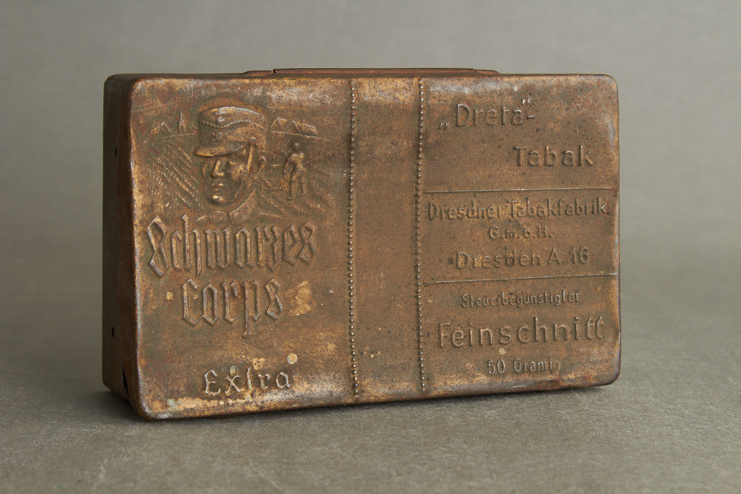 Allgemeine-SS "Das Schwarzes Corps" Tabaco Box. Rare! Original.