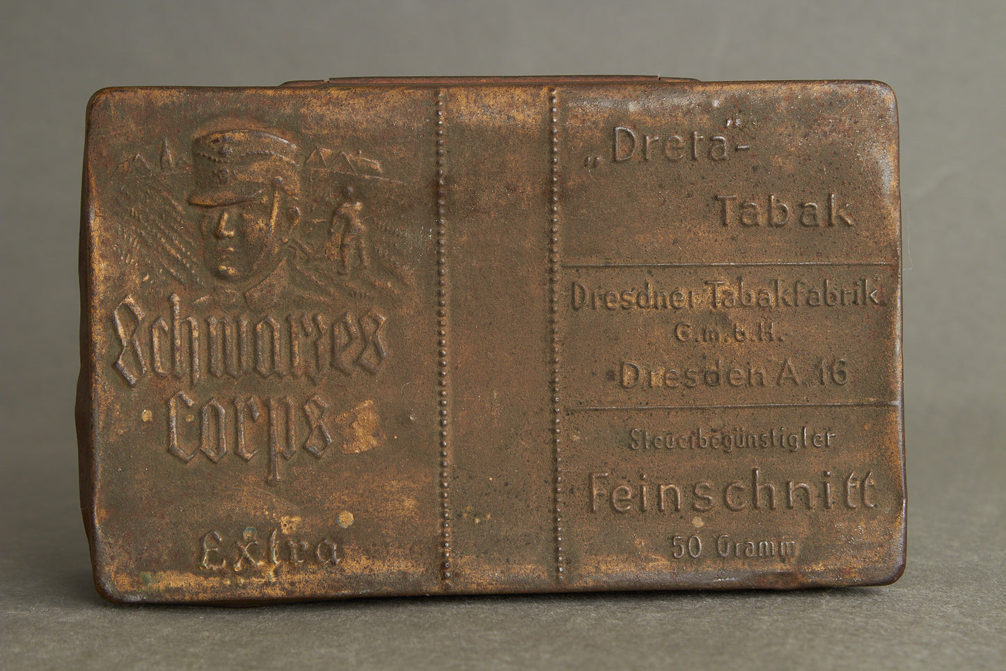 Allgemeine-SS "Das Schwarzes Corps" Tabaco Box. Rare! Original.