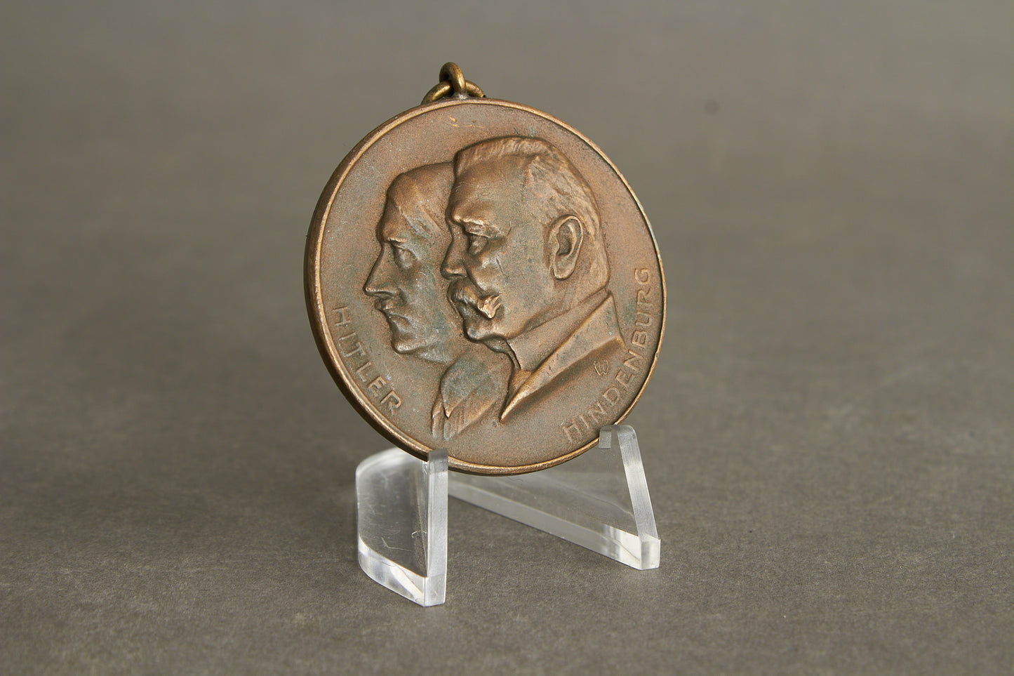 NSDAP 1933 "Hitler Hindenburg" Commemorative Medal. Rare version! Original.