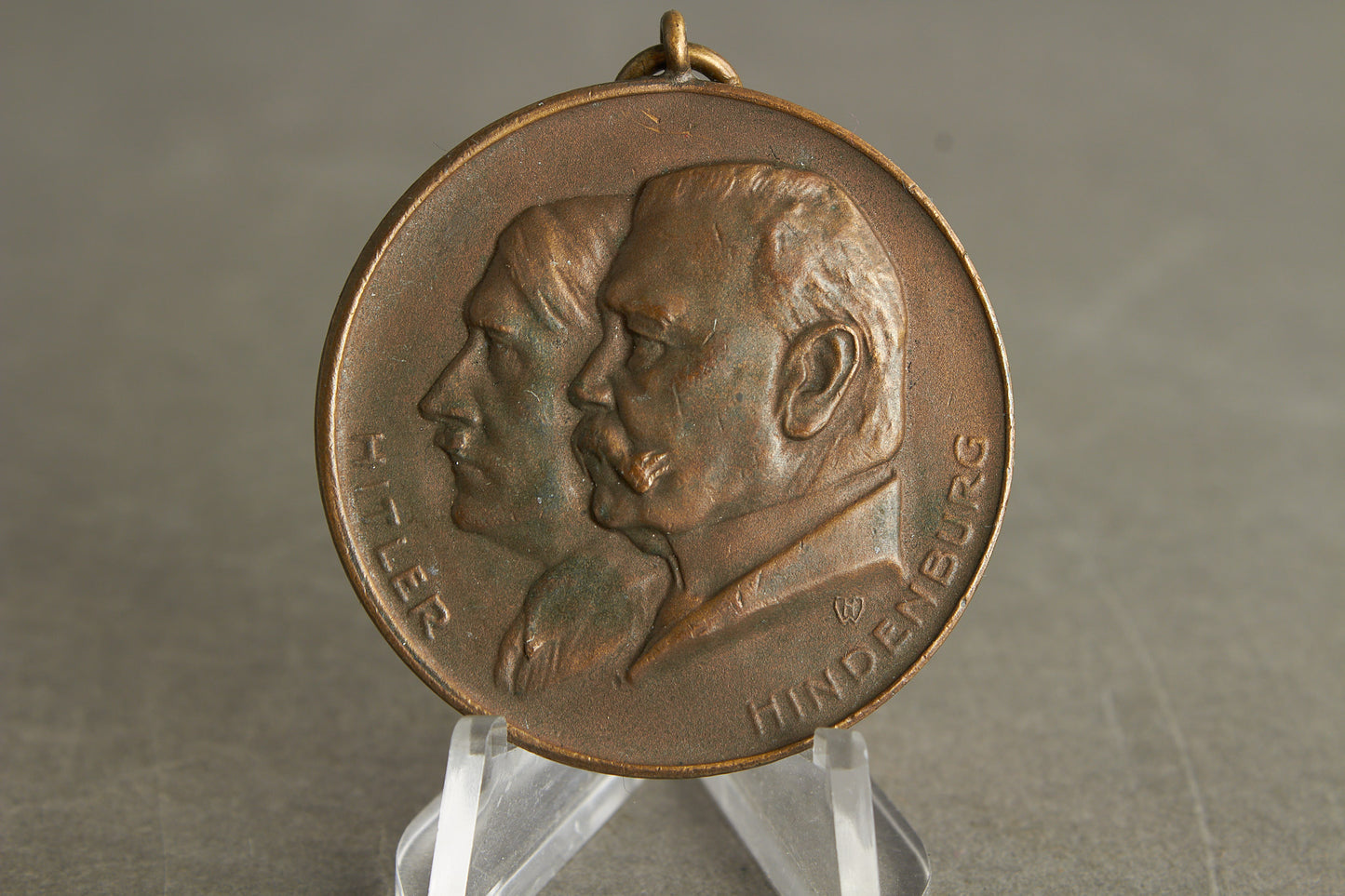 NSDAP 1933 "Hitler Hindenburg" Commemorative Medal. Rare version! Original.