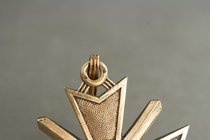 Souval made (after '45) Ritterkreuz des Kriegsverdienstkreuz in real silver. Original Ribbon. Good substitute for a wartime made!