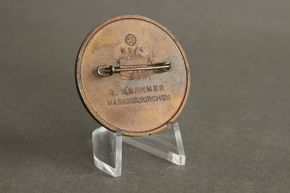 Heavy/Deluxe version of the "Reichsparteitag 1939" Tinnie. Original.