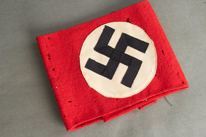 Early NSDAP Armband. With label. Original.