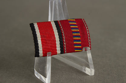 2-Place Ribbon Bar. Original.
