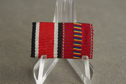 2-Place Ribbon Bar. Original.