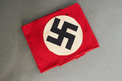 Early NSDAP Armband. With label. Original.