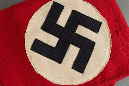 Early NSDAP Armband. With label. Original.