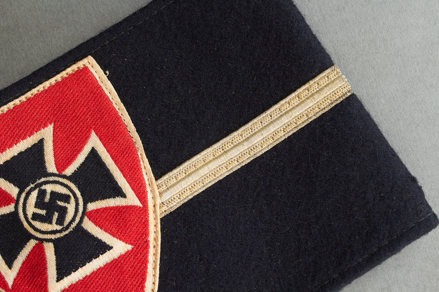 NSRKB "Nationalsozialistischer Reichskriegerbund" Leaders Armband. Original.