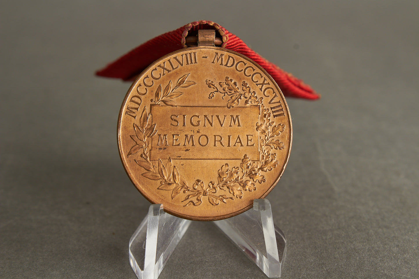 Austrian "Goldene Jubiläums-Erinnerungsmedaille 1898". Original.