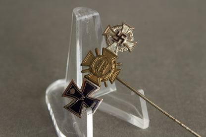 WW1/WW2 German miniature stickpin. Original.