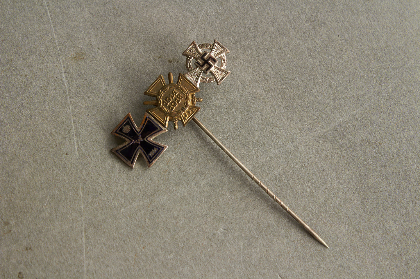 WW1/WW2 German miniature stickpin. Original.