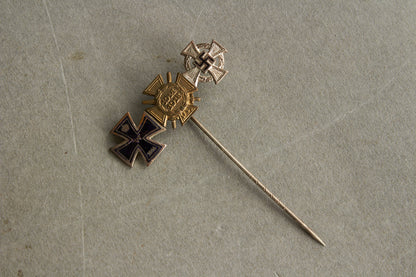 WW1/WW2 German miniature stickpin. Original.