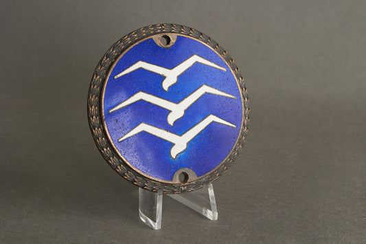 Large DLV (Deutscher Luftsportverband) "Segelflieger C-Abzeichen Plakette". Rare. Original.