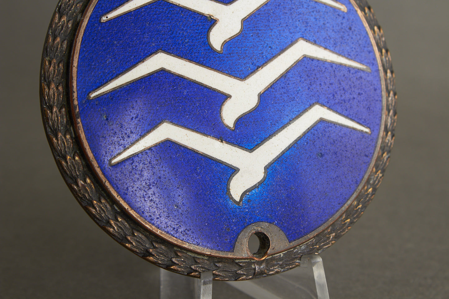 Large DLV (Deutscher Luftsportverband) "Segelflieger C-Abzeichen Plakette". Rare. Original.