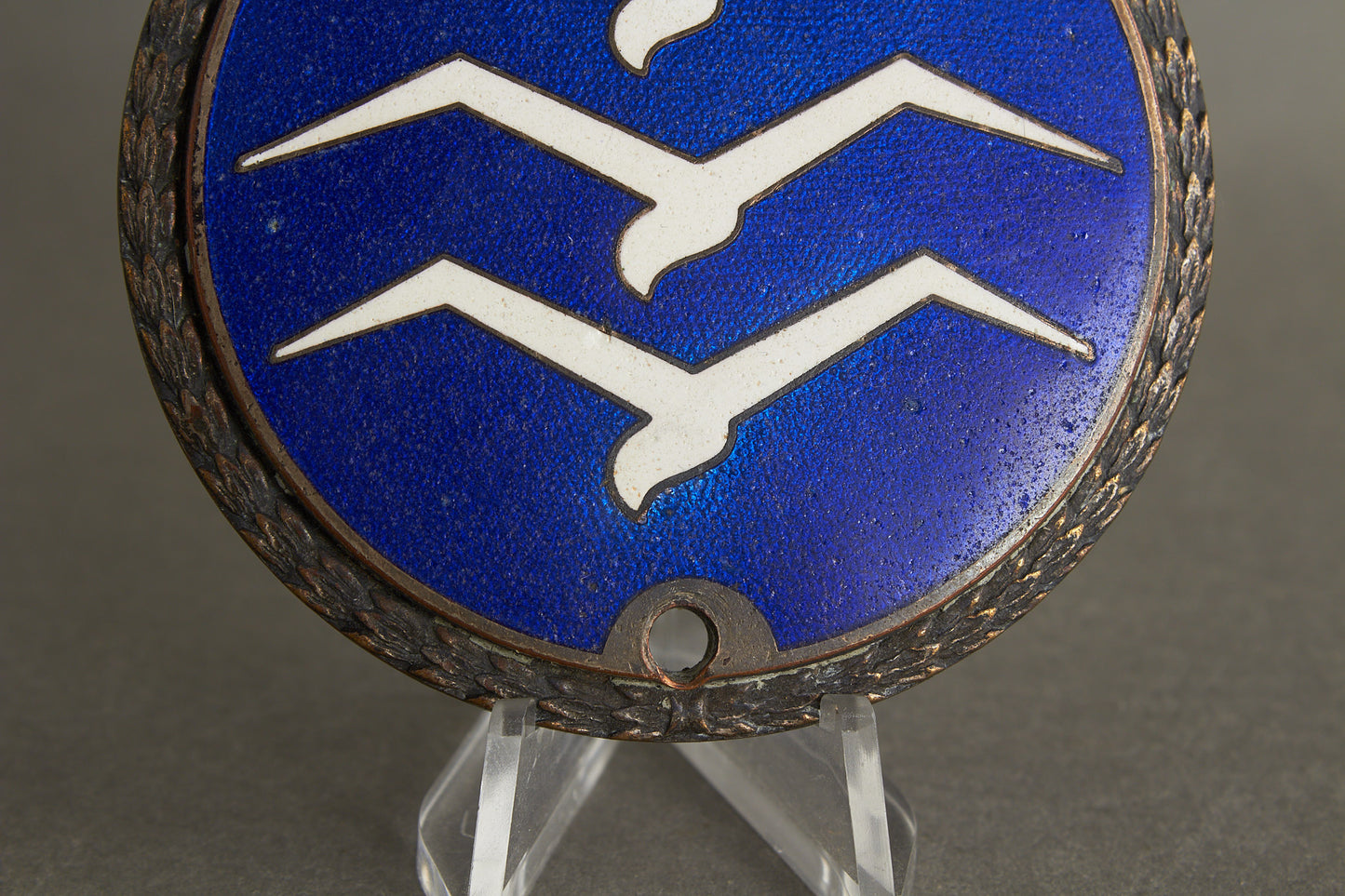 Large DLV (Deutscher Luftsportverband) "Segelflieger C-Abzeichen Plakette". Rare. Original.
