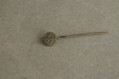 Numbered "SA-Sportabzeichen" in Bronze with miniature. 2. Model (1935-1938). Original.