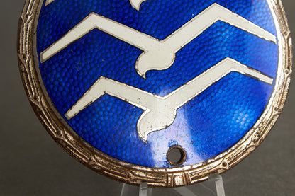 Large DLV (Deutscher Luftsportverband) "Segelflieger C-Abzeichen Plakette". Rare. Original.