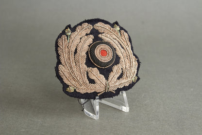 Kriegsmarine Administrative Visor Cap Wreath & Cockade. Maker marked. Original.