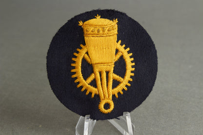 Kriegsmarine Ärmelabzeichen "Sperrwaffenmechaniker". Luxusausführung. Original.