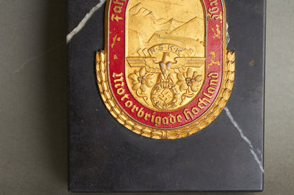 NSKK "Plakette" from 1937. Original.