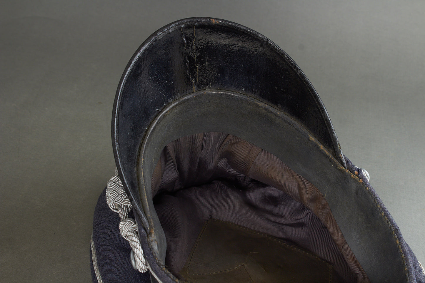 Early "Droptail" Luftwaffe Officer Visor Cap. Original.