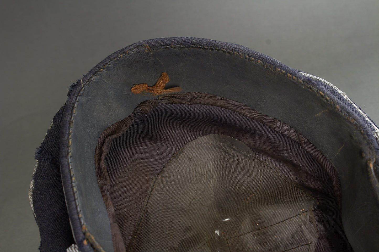 Early "Droptail" Luftwaffe Officer Visor Cap. Original.