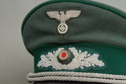 Reichsforstdienst Officer Visor Cap. Original.