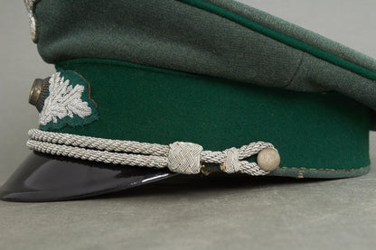 Reichsforstdienst Officer Visor Cap. Original.