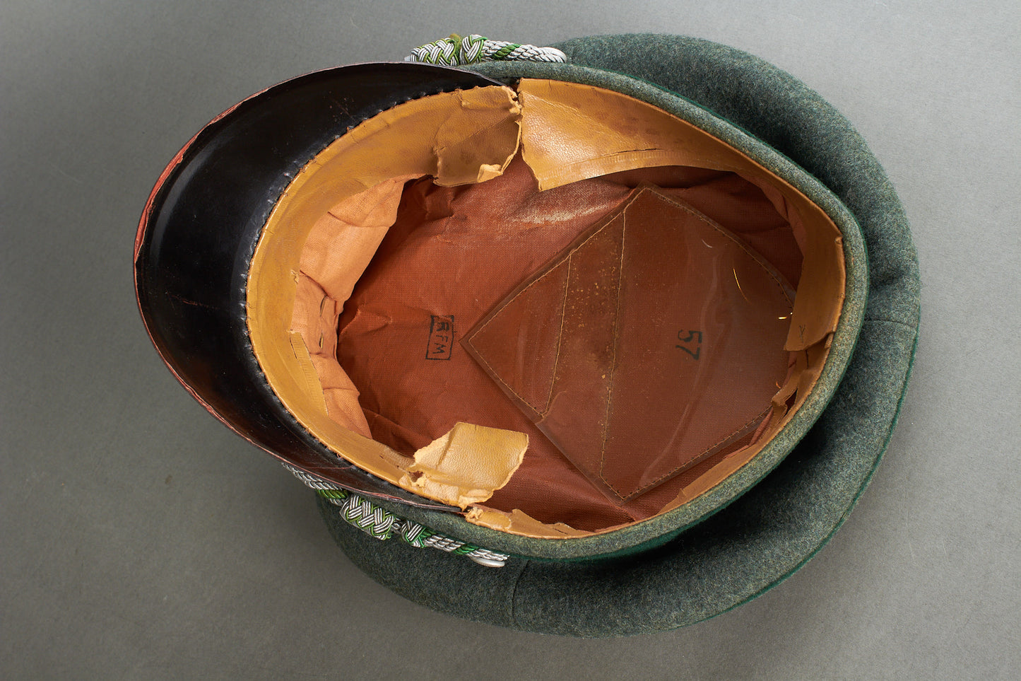 "Reichsfinanzverwaltung / Zollgrenzschutz" Officers Visor Cap. Original.