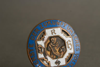 RDH (Reichsfachschaft Deutscher Hebammen) Brosche. Original.