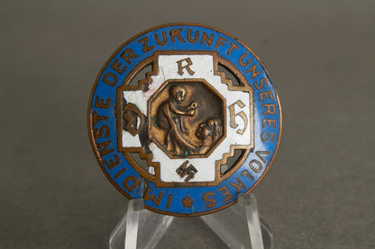 RDH (Reichsfachschaft Deutscher Hebammen) Brosche. Original.