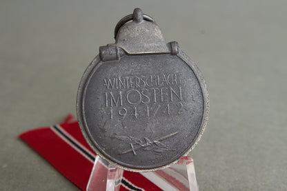 "Winterschlacht im Osten" Medal. Maker marked "76"(?). Original.