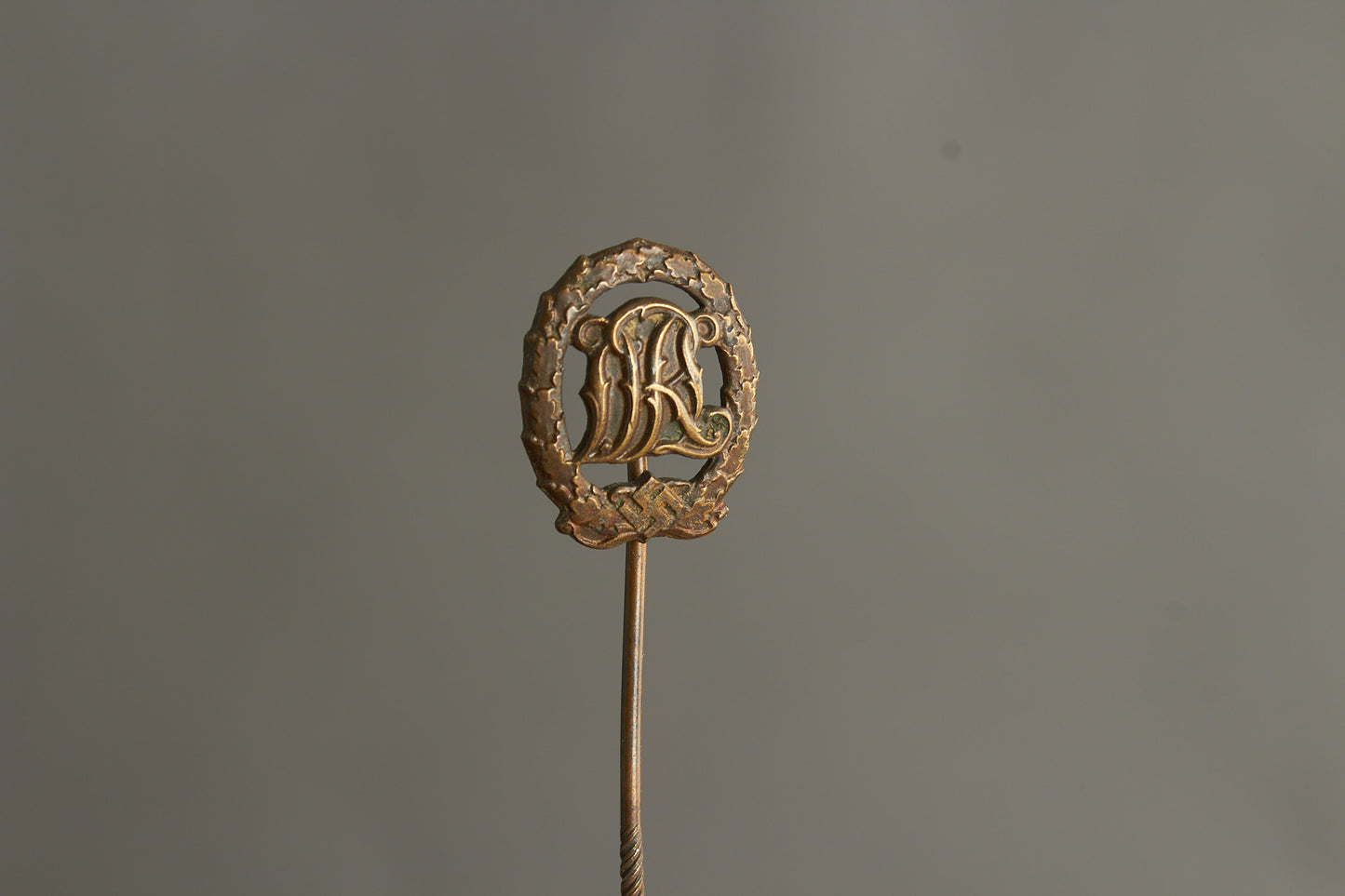 Miniature "Reichssportabzeichen DRL" in Bronze. Original.