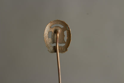 Miniature "Reichssportabzeichen DRL" in Bronze. Original.