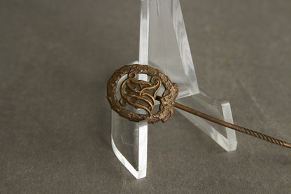 Miniature "Reichssportabzeichen DRL" in Bronze. Original.