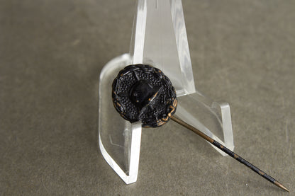 Miniature Wound Badge "Verwundetenabzeichen" in Black. Original.