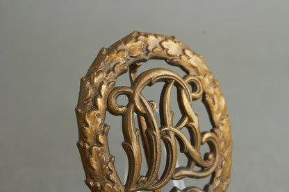 "Reichssportabzeichen DRL" in Bronze. Original.