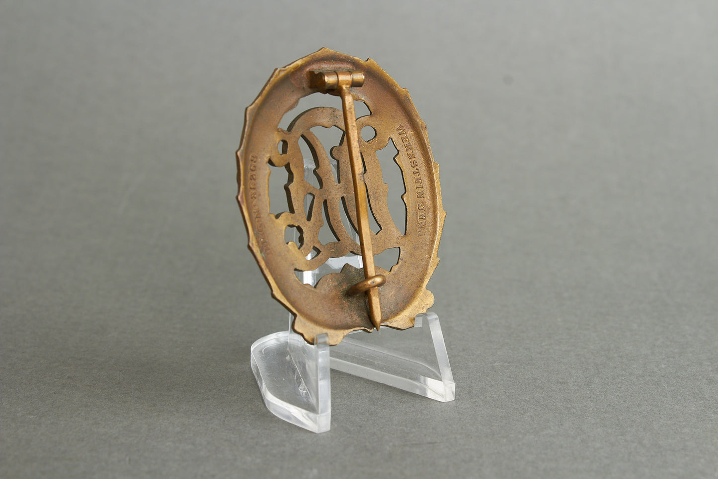 "Reichssportabzeichen DRL" in Bronze. Original.