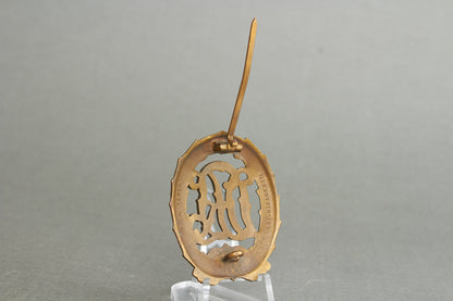 "Reichssportabzeichen DRL" in Bronze. Original.