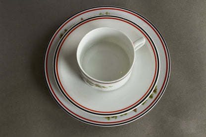 Matching set of "Patriotische Kaffeetasse & Teller" Commemorative Coffee Cup and Plate. Bright colors and no damages. Original.