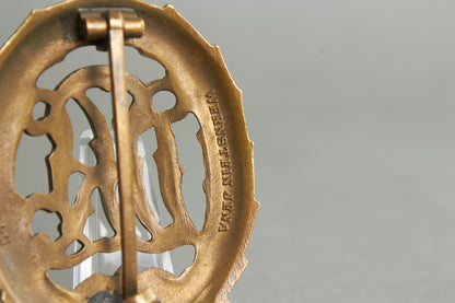 "Reichssportabzeichen DRL" in Bronze. Original.