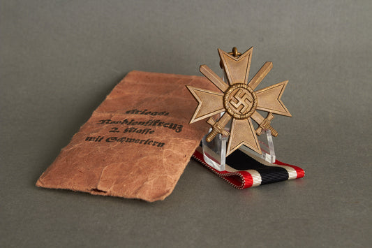 "Kriegsverdienstkreuz 2. Klasse" w. Swords. In envelope. Original.
